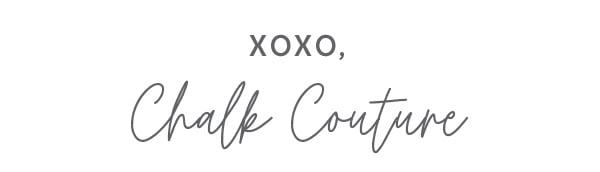 Chalk Couture Sign-off
